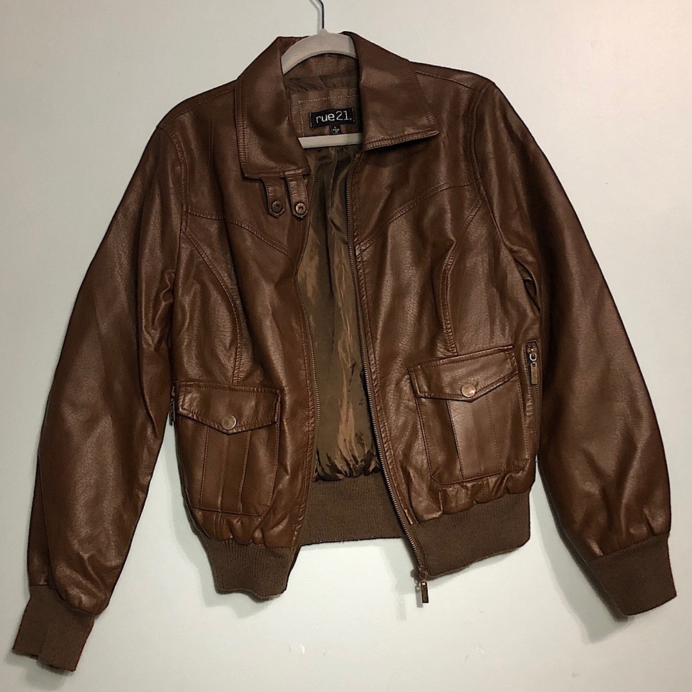 Rue 21 | Brown Bomber Jacket
